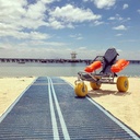 Mobi-chair floating beach wheelchair